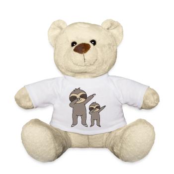 Dabbing paresseux - Nounours - blanc - Devant