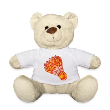 Badminton Badminton Fire Dessin - Nounours - blanc - Devant