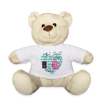 Ich Singe kostenlos - Teddy - Weiß - Vorne