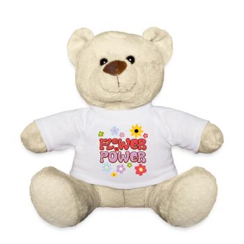 Flower Power - Teddy - Weiß - Vorne