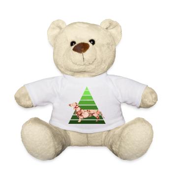 teckel e 214 - Nounours - blanc - Devant