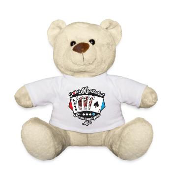 Poker Gedanken Leser - Teddy - Weiß - Vorne