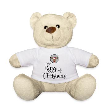 King of Christmas - Teddy Bear - white - Front