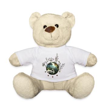 Piano in the jungle - Teddy Bear - white - Front