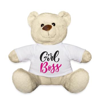 Girl Bos-s - Teddy Bear - white - Front