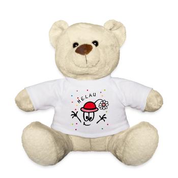 Karneval, Fasching, Comic - Teddy - Weiß - Vorne
