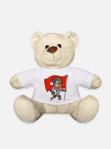 Schweizer Fan Hund - Teddy - Weiß