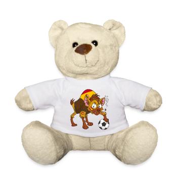 Hyäne Fan Spanien - Teddy - Weiß - Vorne