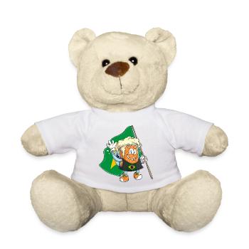 Beer fan of Brazil - Teddy Bear - white - Front