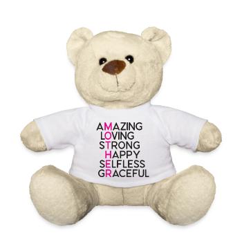 Meilleure maman de tous les temps - Nounours - blanc - Devant