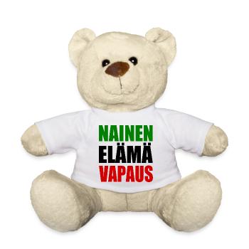 LIBERTÉ DE VIE DE LA FEMME - Nounours - blanc - Devant