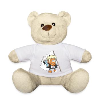 Beer fan of South Korea - Teddy Bear - white - Front