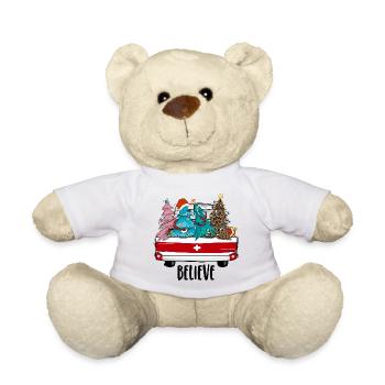 Croyez tenue de Noël - Nounours - blanc - Devant