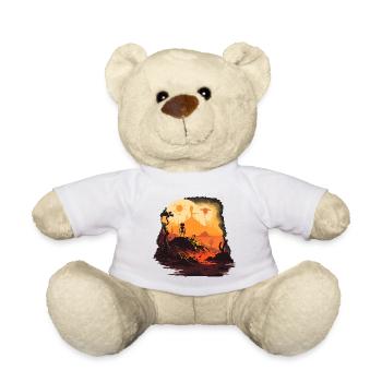 alien dark - Teddy Bear - white - Front