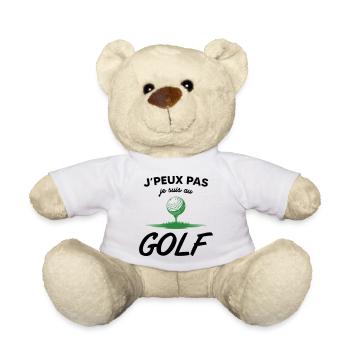 J'peux pas je suis au Golf - Nounours - blanc - Devant