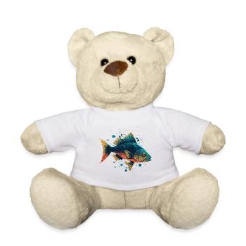 Poisson millésimé - Nounours - blanc - Devant