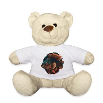 Deep-Sea Fish Illustration - Teddy Bear - white - Front