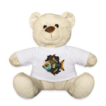 Fische in freier Wildbahn - Teddy - Weiß - Vorne