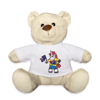 Licorne folle australienne - Nounours - blanc - Devant