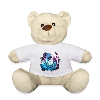 Bouledogue blanc - Nounours - blanc - Devant