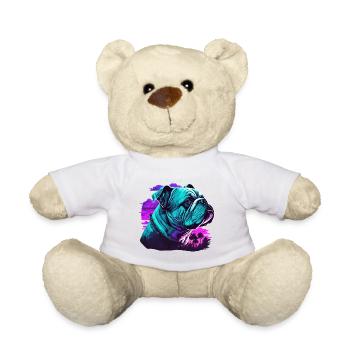 Bulldog de la nuit - Nounours - blanc - Devant