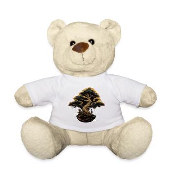 Bonsai in the Dark - Teddy Bear - white - Front