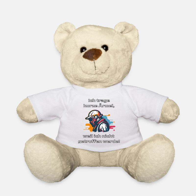 Paintball lustig Paintballspieler Geschenkidee - Teddy - Weiß
