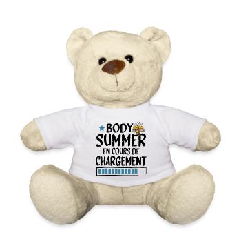 Body Summer Chargement Cadeau Musculation - Nounours - blanc - Devant