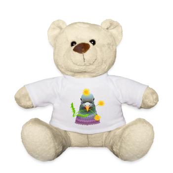 Löwenzahntaube - Teddy - Weiß - Vorne