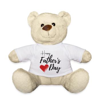 Happy Father’s Day - Nounours - blanc - Devant