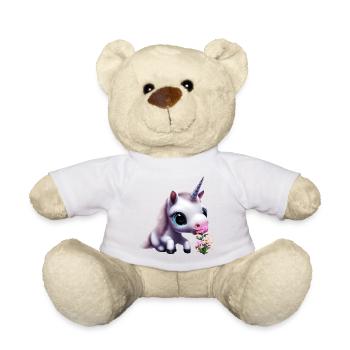 Joli bouquet d’odeurs de licorne - Nounours - blanc - Devant