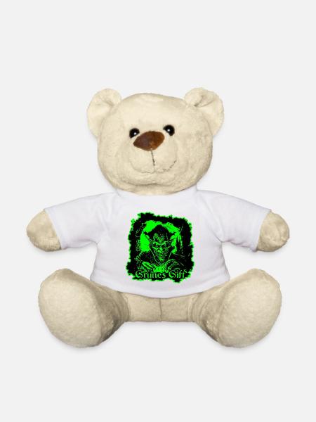 grünes Gift - Teddy - Weiß