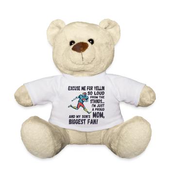 Entschuldige das laute schreien, Football Mama - Teddy - Weiß - Vorne