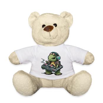 Turtle Beats - Teddy Bear - white - Front