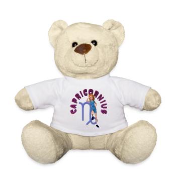 Astrologisches Steinbock-Design für Jugendmode - Teddy - Weiß - Vorne