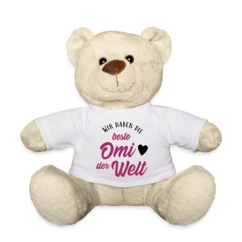 Wir haben die beste Omi der Welt - Teddy - Weiß - Vorne