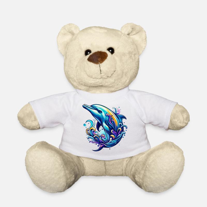 Delfin - Teddy - Weiß