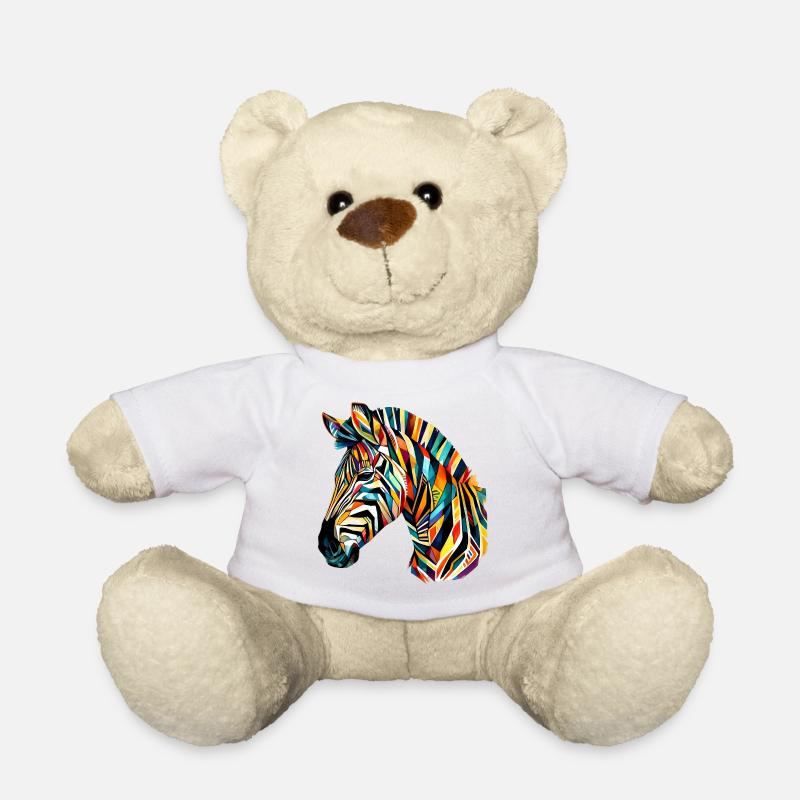 Zebra - Teddy - Weiß