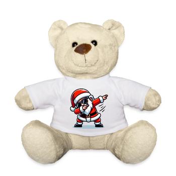 Weihnachtsmann mit Sonnenbrille Xmas Kostüm - Teddy - Weiß - Vorne
