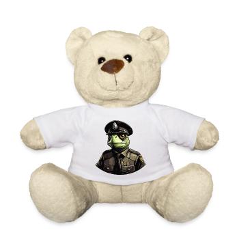 Turtles Police - Teddy Bear - white - Front