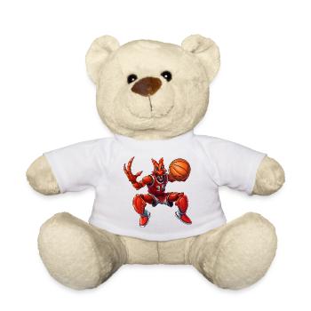 Homard de basket-ball - Nounours - blanc - Devant
