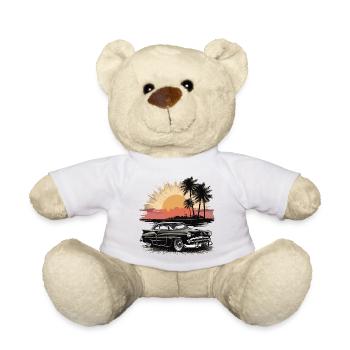 Classic Cars 1950 - Teddy Bear - white - Front