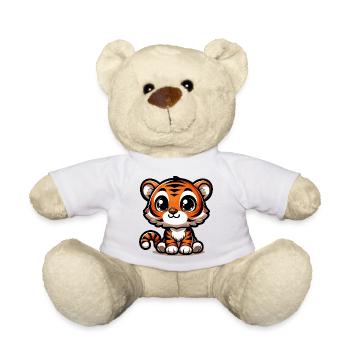 Bébé tigre mignon - Nounours - blanc - Devant