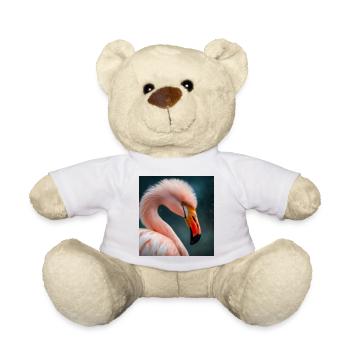 Flamingo - Teddy Bear - white - Front