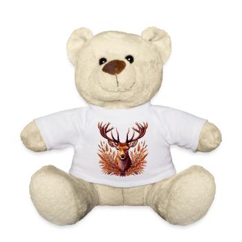 Deer - Teddy Bear - white - Front