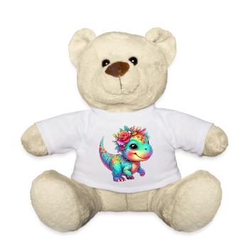 Dinosaure - Nounours - blanc - Devant