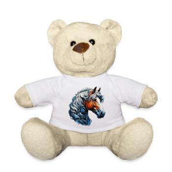 Horse - Teddy Bear - white - Front