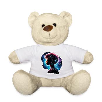 Silhouette / Forest / Portrait / Trees / Person - Teddy Bear - white - Front