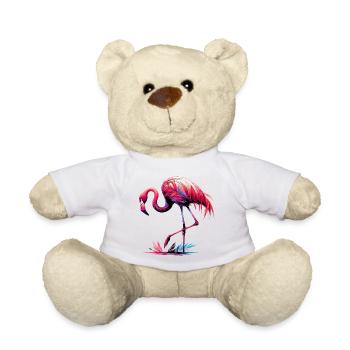 Flamant - Nounours - blanc - Devant