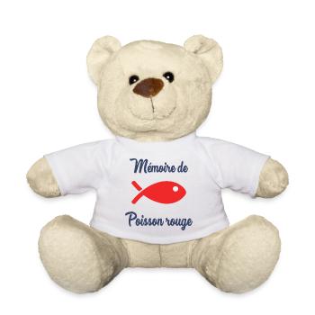 POISSON. MEMOIRE. SARDINE. POISSON D'AVRIL. MER - Nounours - blanc - Devant